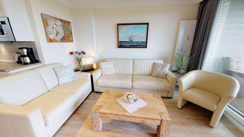 Ferienwohnung für 4 Personen, mit Balkon - 1