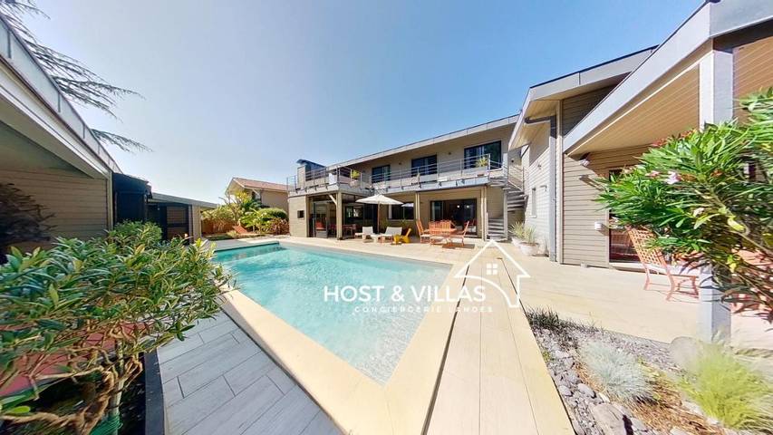 Villa pour 10 personnes, avec jardin ainsi que jacuzzi et piscine à Seignosse