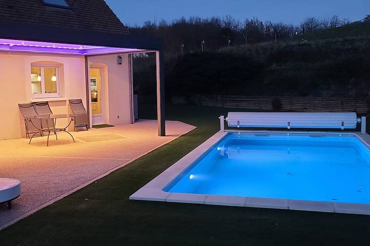 Villa pour 8 personnes, avec jardin, animaux acceptés