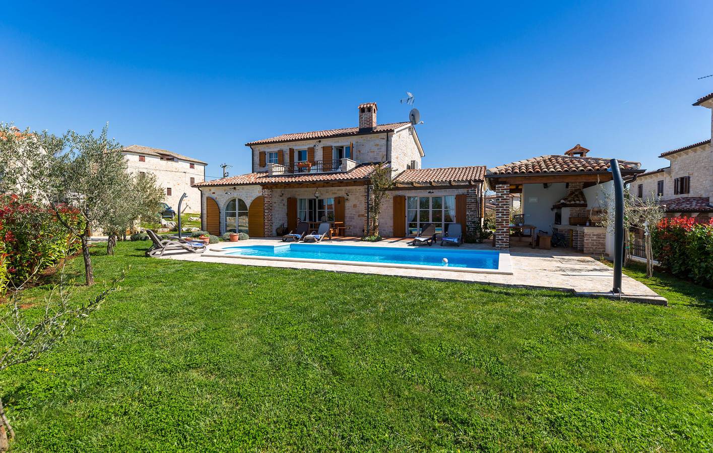 Ferienhaus für 6 Personen mit Pool in Općina Višnjan, Zentralistrien