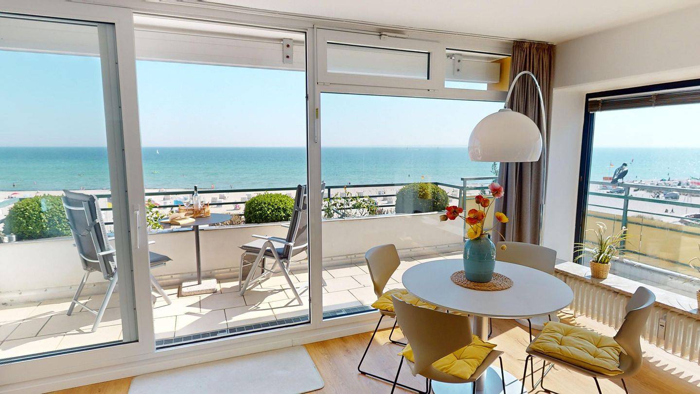 Ganze Wohnung, Traumhafte Lage in Grömitz mit direkt Meerblick für 2 Personen in Grömitz, Ostholstein