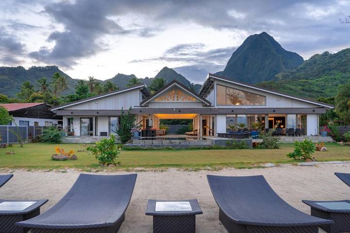 Villa pour 10 personnes, avec piscine ainsi que jardin et vue dans Mo'orea - 2