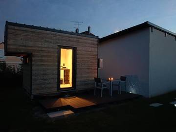 Tente pour 2 personnes, avec jardin et terrasse dans le Haut-Rhin