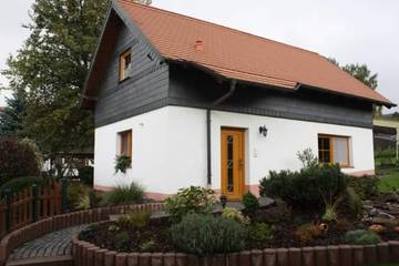 Ferienhaus für 3 Personen, mit Garten und Terrasse am Vogelsberg