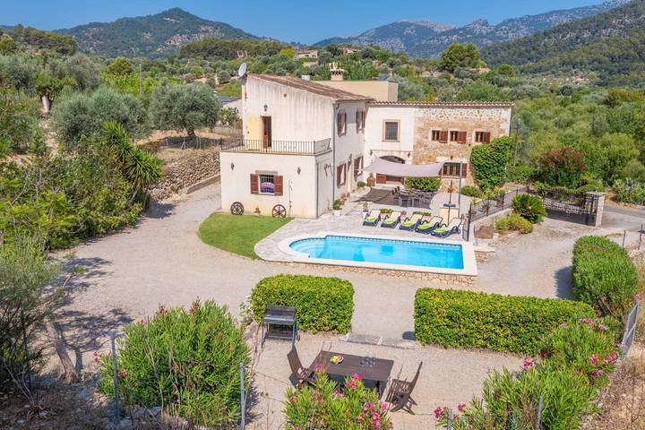 Sa Corterada - Schöne Villa mit privatem Pool und kostenloses Wlan in der Umgebung von Selva in Selva, Mallorca Inselmitte