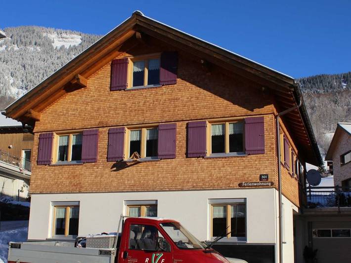 Ferienwohnung für 4 Personen, mit Garten in Au