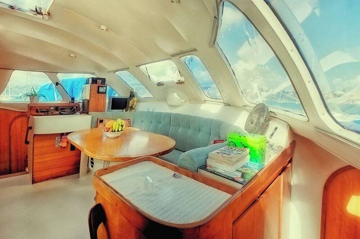 Sleep Under the Stars on a Sailing Catamaran near Amsterdam in Monnickendam, Markermeer