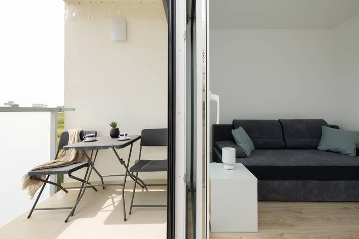 Ganze Wohnung, Ferienwohnung für 8 Personen mit Garten in Rewal, Powiat gryficki