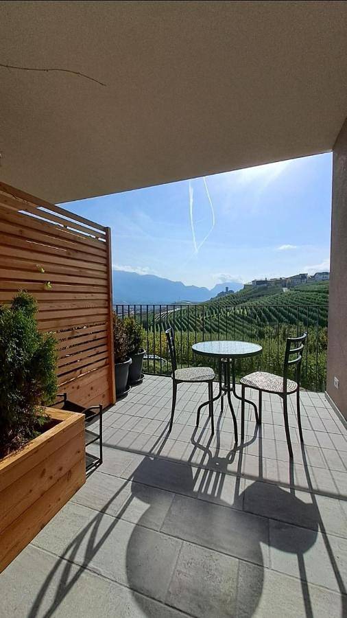 Appartement de vacances pour 4 personnes, avec jardin ainsi que balcon et vue