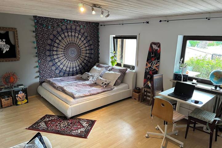 Ferienwohnung für 6 Personen, mit Garten und Terrasse sowie Sauna in Pleinfeld