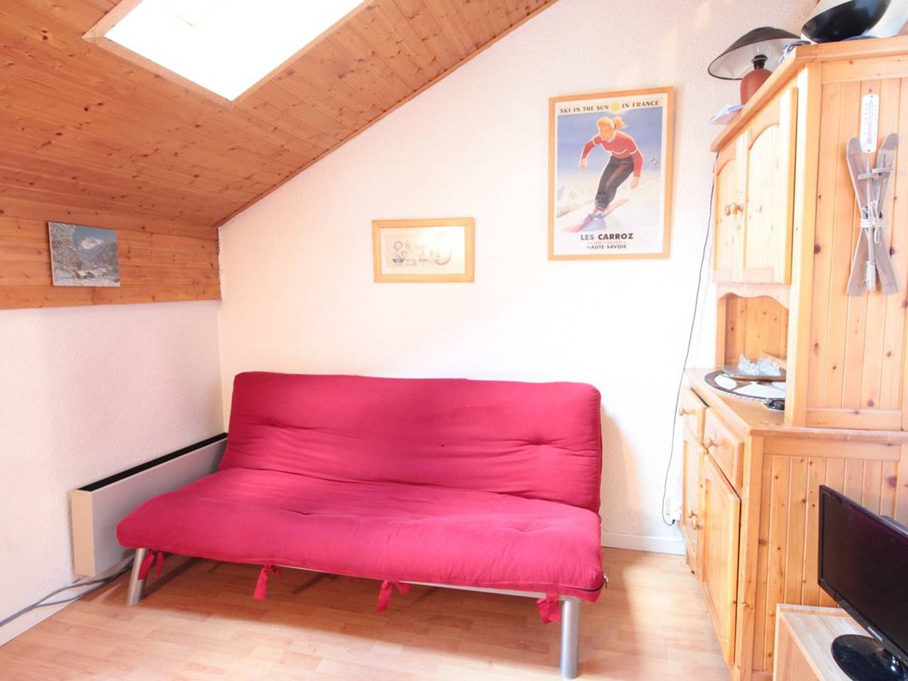 Estudio entero, Estudio con altillo para 5 pers, al pie de tiendas, 450m de pistas in Les Carroz, Arâches-la-Frasse