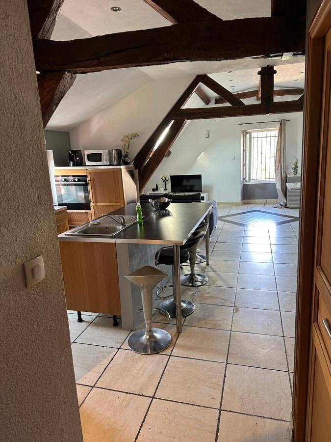 Gîte pour 4 personnes, avec vue à Foucherans