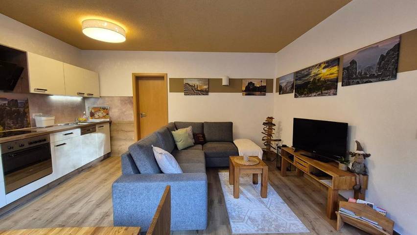 Ferienwohnung für 3 Personen, mit Ausblick und Garten in Struppen - 3