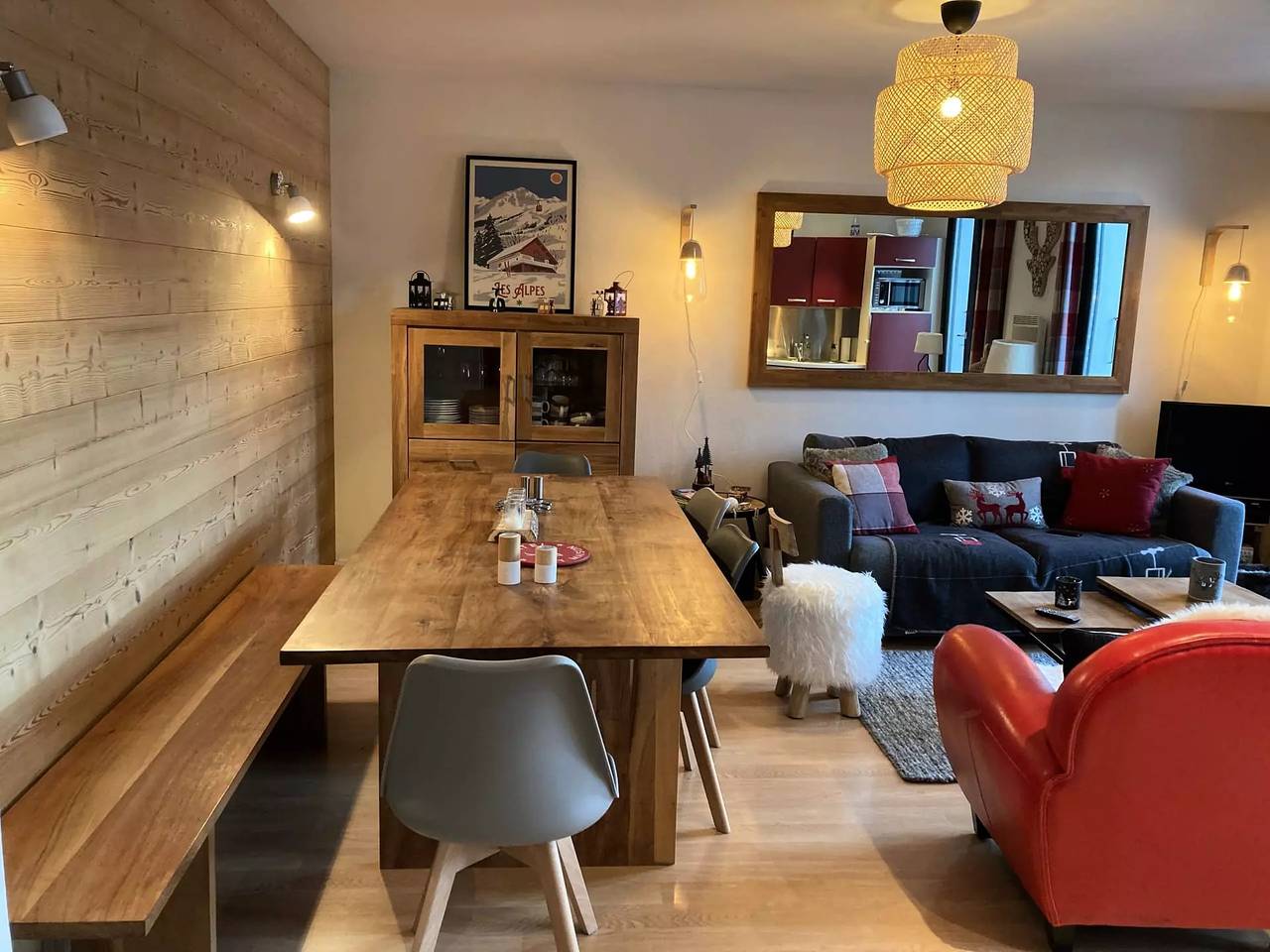 Entire apartment, 3 pieces for 6 persons in Châtel, Les Portes du Soleil