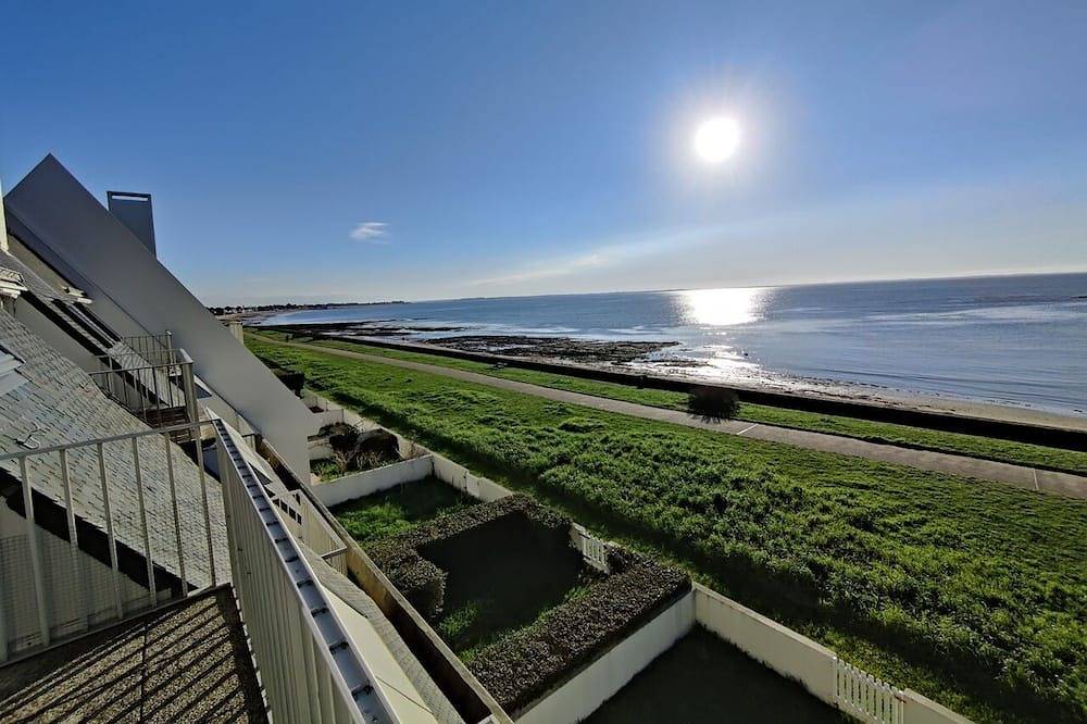 Ganze Wohnung, Magnificent sea view, direct access to the beach. 4-person apartment in Damgan, Côte des Mégalithes