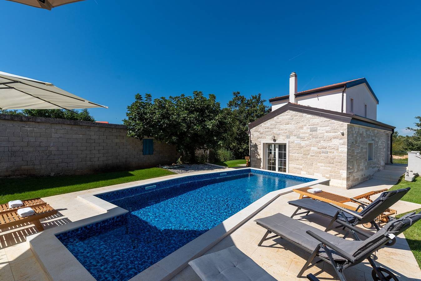 Villa Nina mit privatem Pool für 6 Gäste in der Nähe von Poreč in Grad Poreč, Porec und Umgebung