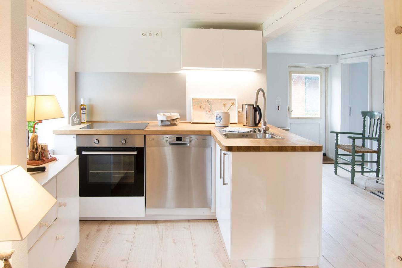 Ganze Wohnung, West - Kaminofen, Dusche, Sauna, Garten, Terrasse, strandnah, kinderfreundlich in Hasselberg, Schleswig-Flensburg