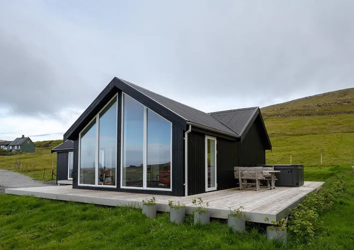 Maison de vacances pour 5 personnes, avec terrasse ainsi que vue et sauna - 1