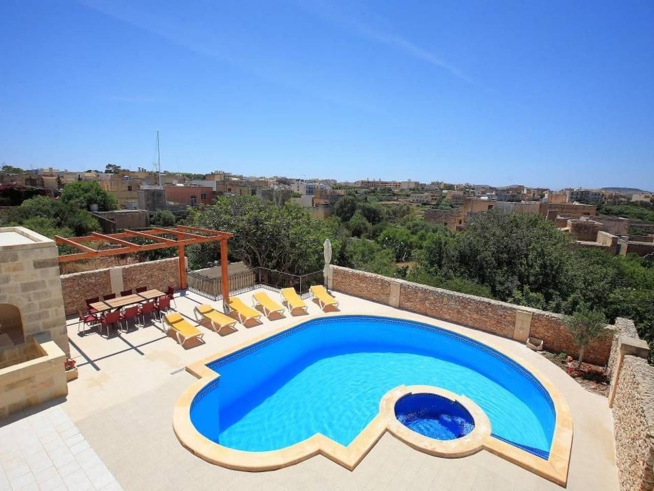 Villa "Ta Menzja" mit Garten, Grill und Terrasse in Xaghra, Gozo