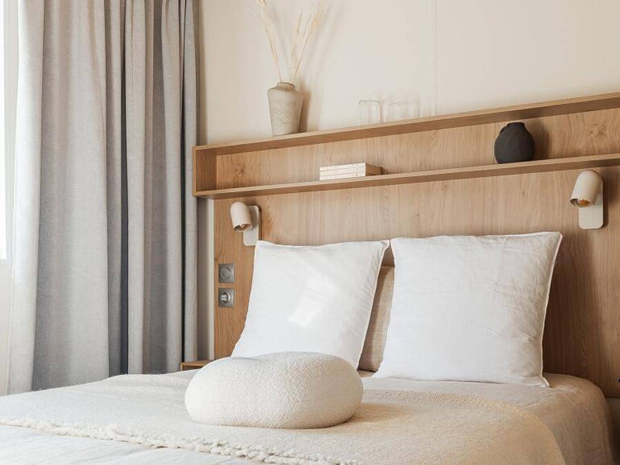 Camping Beau Rivage - Ciela Village - Mobilhome 4 personas - Nuevo - Mobil home Ciela Prestige - 2 dormitorios incluyendo 1 suite principal - ropa de cama, toallas y barbacoa i in Mèze, Côte d'Améthyste