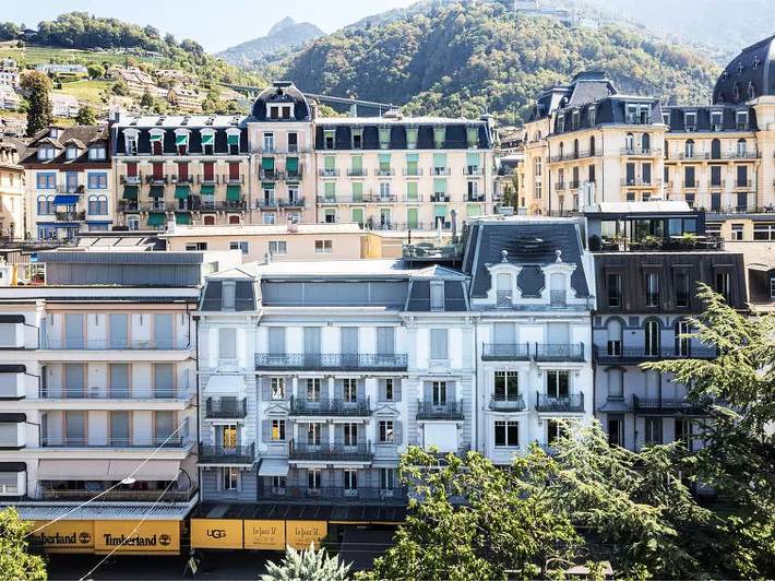 Appartement de vacances pour 4 personnes, avec balcon à Montreux