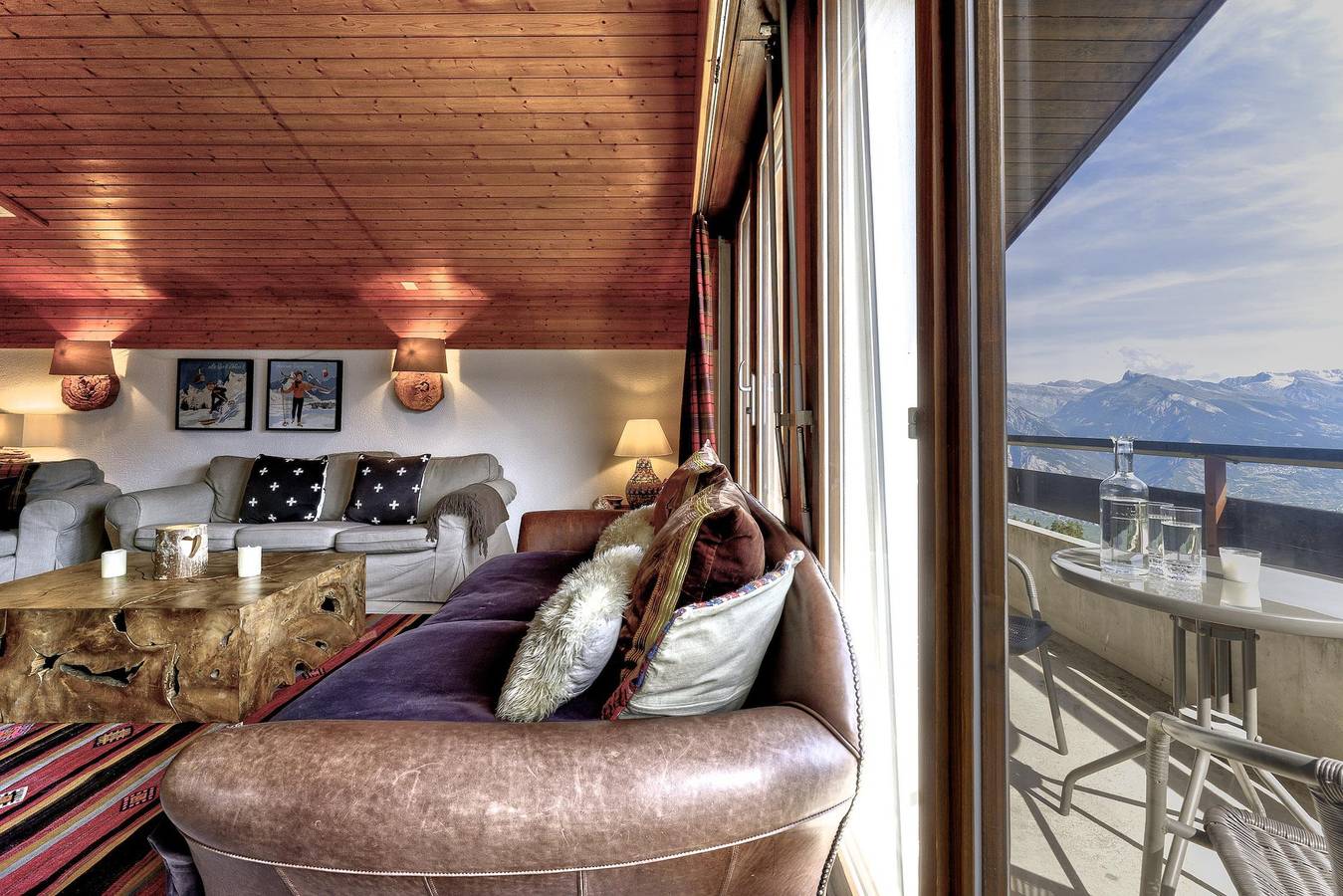 Ganze Wohnung, Ferienwohnung Penthouse les Telecabines in La Tzoumaz, Riddes