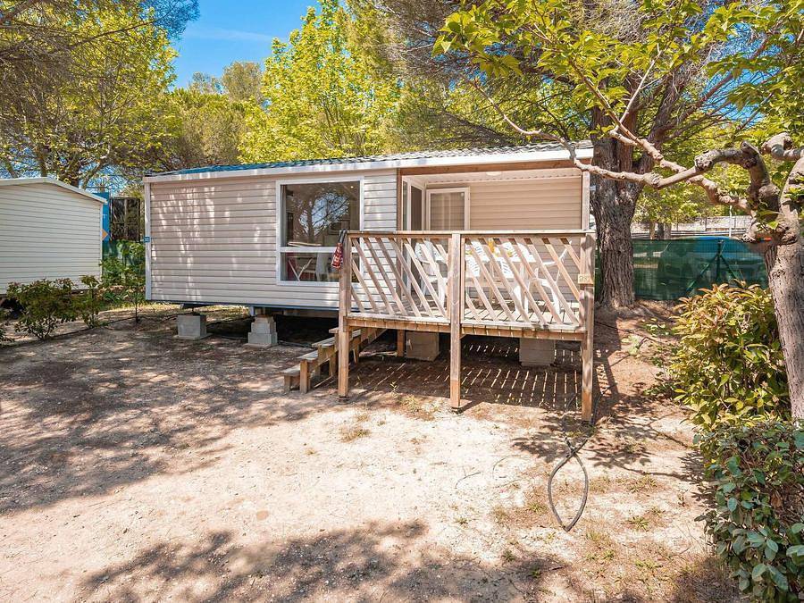 Camping l'Oasis Palavasienne - Mobilhome 6 personas - Mobil-home | Classic | 3 Dormitorios | 6 Pers. | Terraza individual in Lattes, Costa mediterránea (Francia)