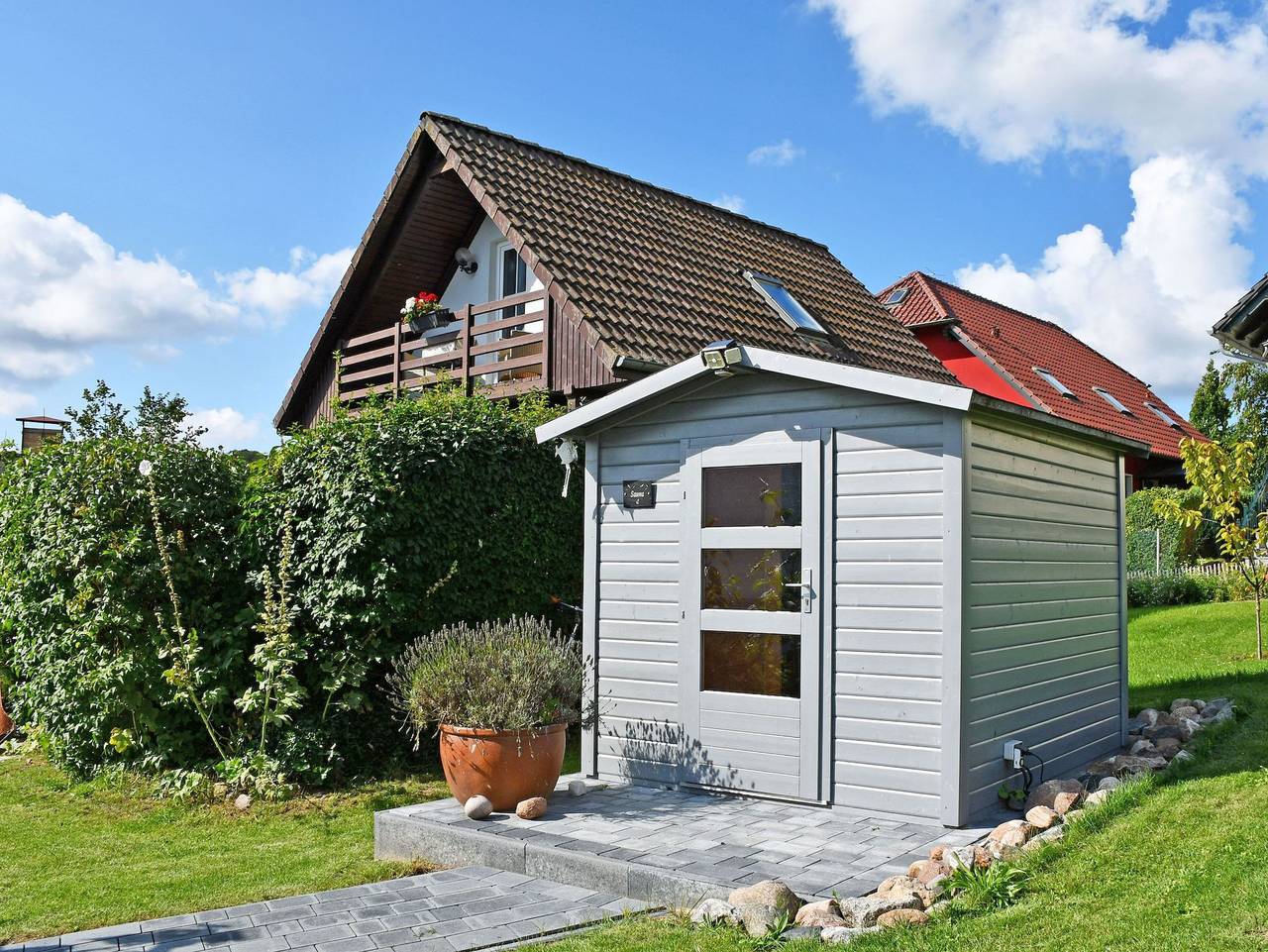 Ganze Ferienwohnung, Ferienhaus zur Granitz mit Terrasse und Sauna in Lancken-Granitz, Rügen