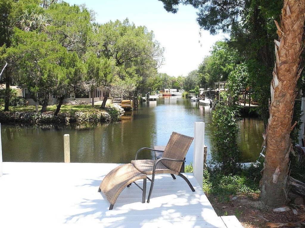 60 Fuß Dock, Rollstuhl freundlich im alten Homosass in Homosassa, Citrus County