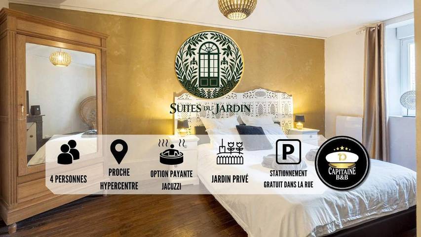 Apartamento de vacaciones para 4 personas, con jardín además de jacuzzi y terraza - 1