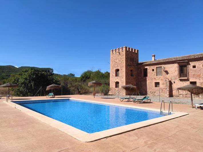 Casa rural para 4 personas, con jardín además de vistas y piscina en Alt Palància - 4