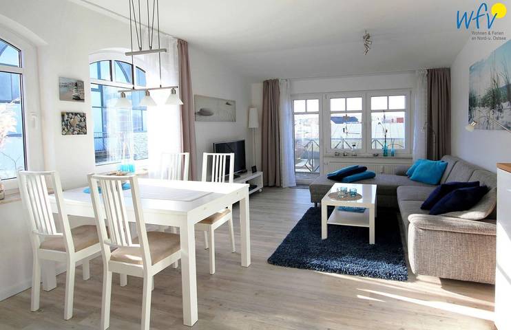 Ferienwohnung für 4 Personen, mit Balkon und Sauna in Binz
