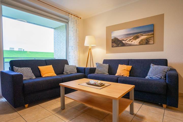 Ferienwohnung für 4 Personen, mit Balkon und Sauna sowie Ausblick - 1