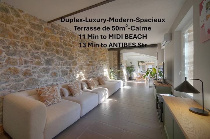 Lägenhet för 8 Personer, med terass i Cannes