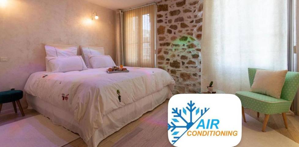 Chambre d’hôte pour 2 personnes, avec balcon et vue à Le Cannet