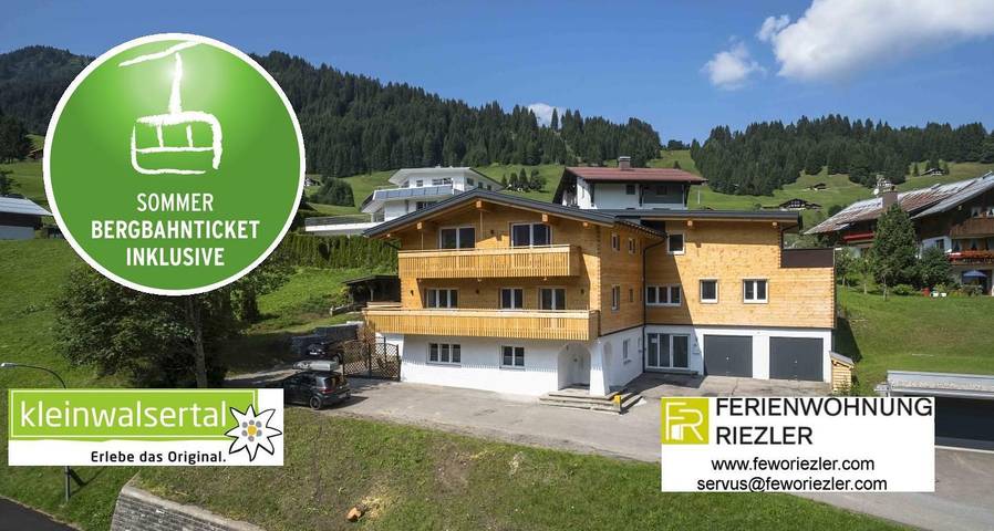 Ferienwohnung für 6 Personen, mit Balkon und Terrasse in Hirschegg Kleinwalsertal