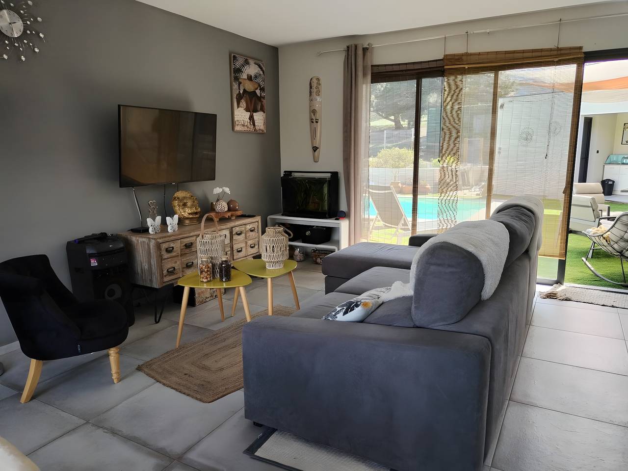 Ferienhaus Les Garrigues mit privatem Pool, Wlan und Klimaanlage in Treilles, Mittelmeerküste (Frankreich)