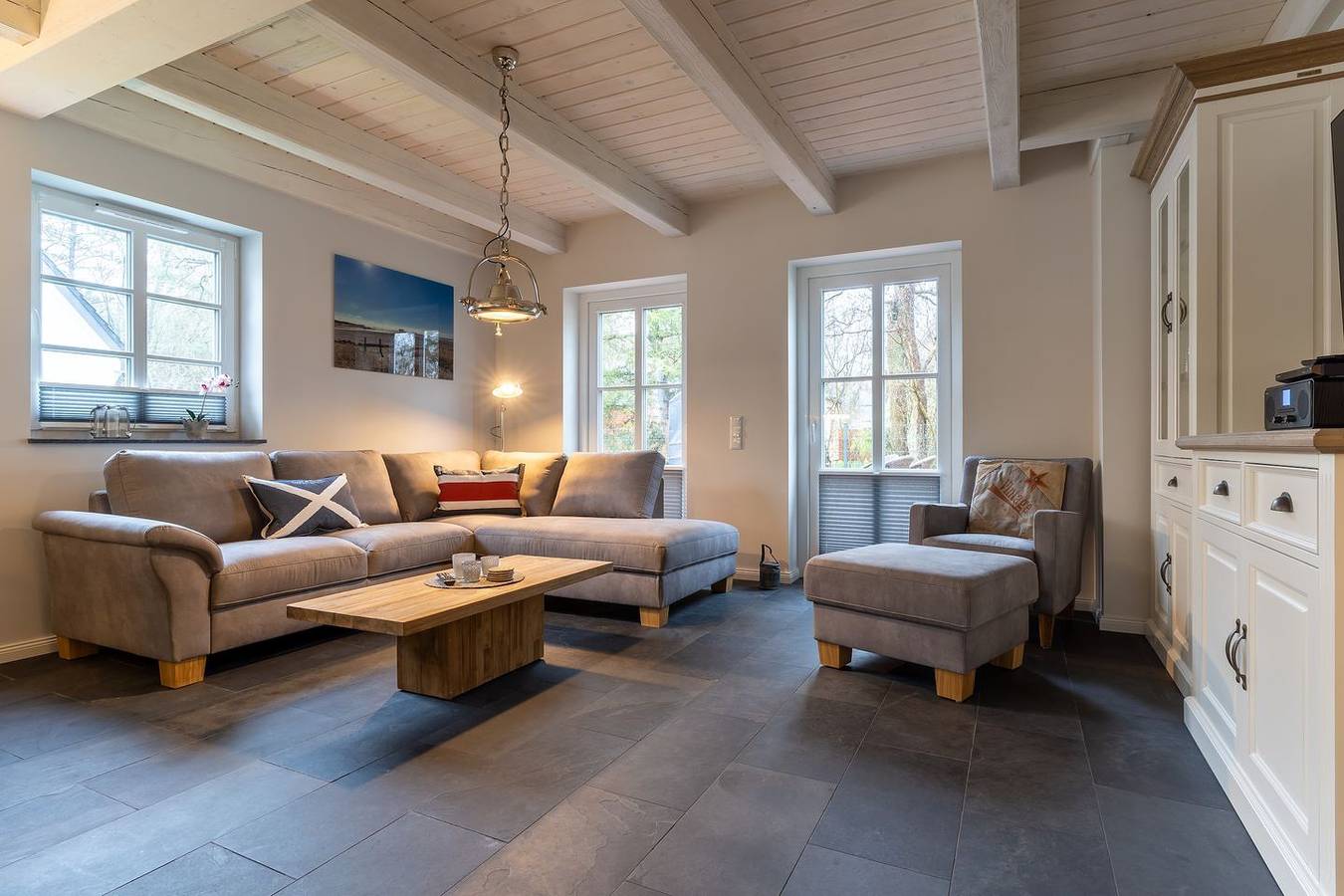 Sandhus Backbord - wunderschöne, hochwertige Reethaushälfte mit toller Ausstattung! in St. Peter-Ording, Eiderstedt