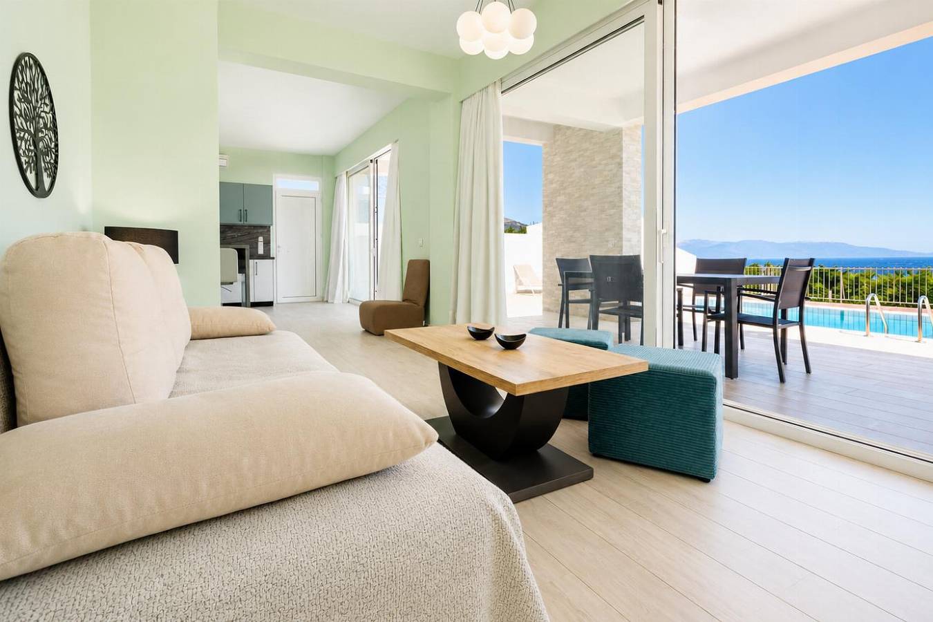 Villa pour 4 personnes avec terrasse in Mparmpati, Corfou