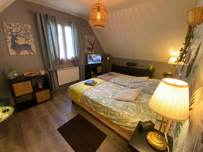 Gîte pour 2 personnes, avec Terrasse ainsi que Jardin et Vue à Le Vaudoué - 2