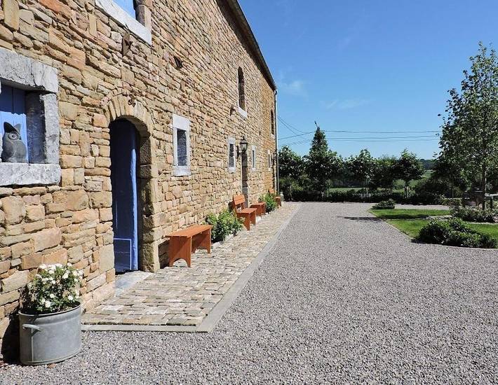 Location de vacances pour 4 personnes, avec jardin ainsi que vue et piscine, animaux acceptés à Ohey - 4