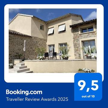 Cottage pour 2 personnes, avec piscine et vue ainsi que jardin et terrasse à Émeringes