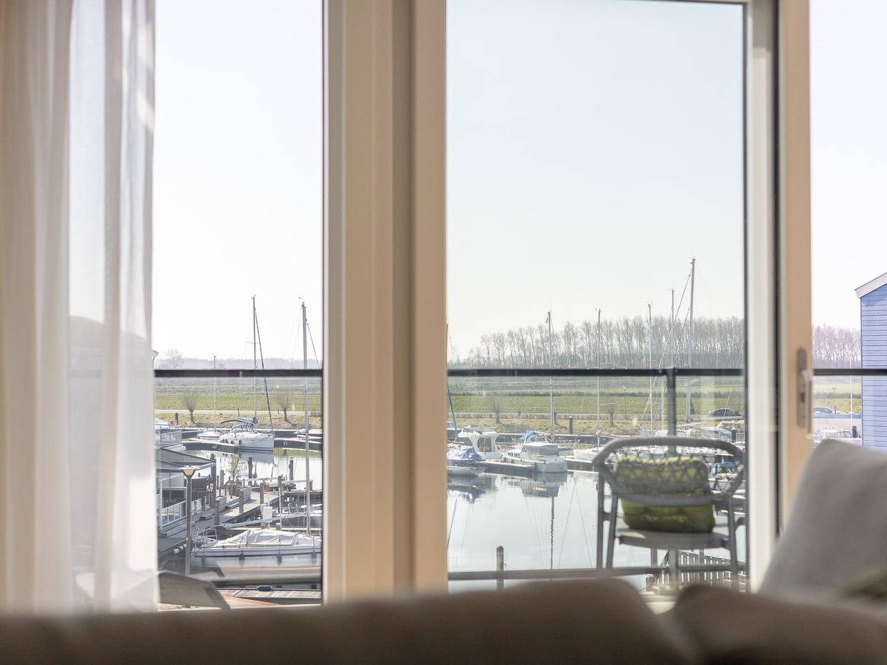 Ganze Wohnung, Hafenwohnung mit schöner Aussicht & Sunshower in Kortgene, Niederländische Nordsee