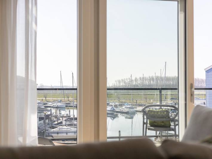Ganze Wohnung, Hafenwohnung mit schöner Aussicht & Sunshower in Kortgene, Niederländische Nordsee