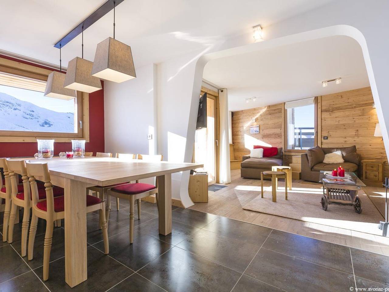 Luxury 5-room apartment for 10 with wellness area in Avoriaz in Morzine, Les Portes du Soleil