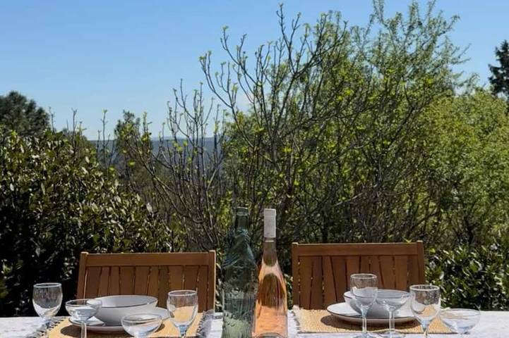 Bezauberndes Landhaus mit privatem provenzalischem Whirlpool zwischen Meer - See in Figanières, Draguignan Region