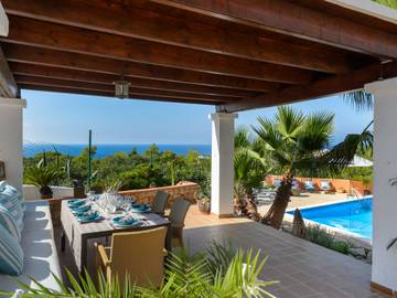 Villa in Cala Vedella, Sant Josep de sa Talaia für 8 