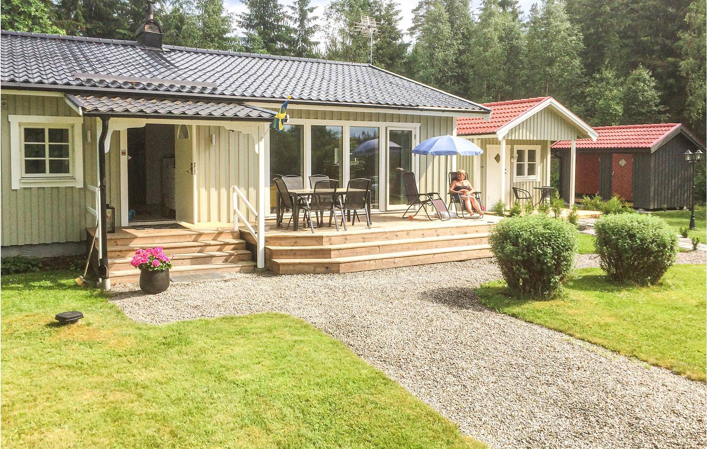 Casa vacanza per 5 persone con terrazza in Hedenstorp, Contea di Jönköping