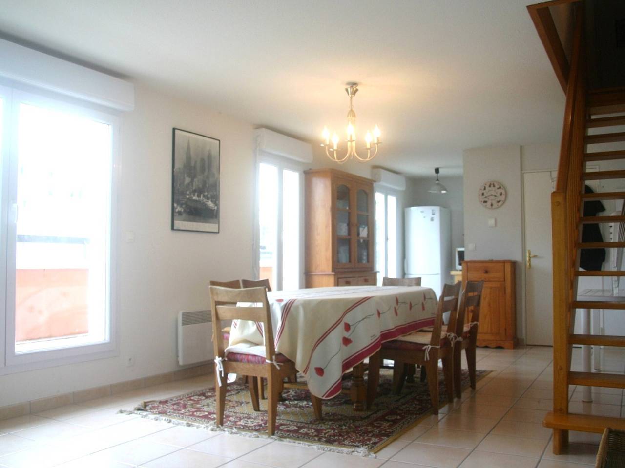 Appartement entier, Dives-sur-Mer, 3 pièces duplex, terrasse, animaux admis in Dives-sur-Mer, Région de Lisieux