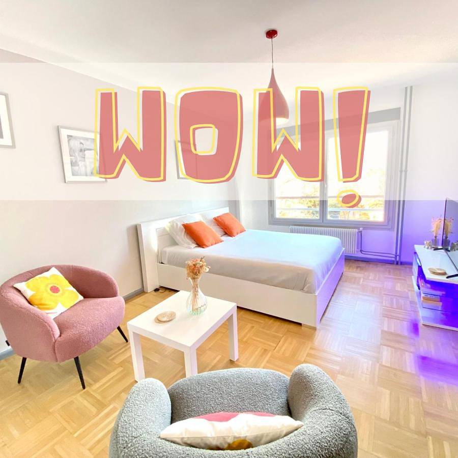 Appartement entier, Hollywood studio en Résidence boisée Ecully in Écully, Lyon et ses environs